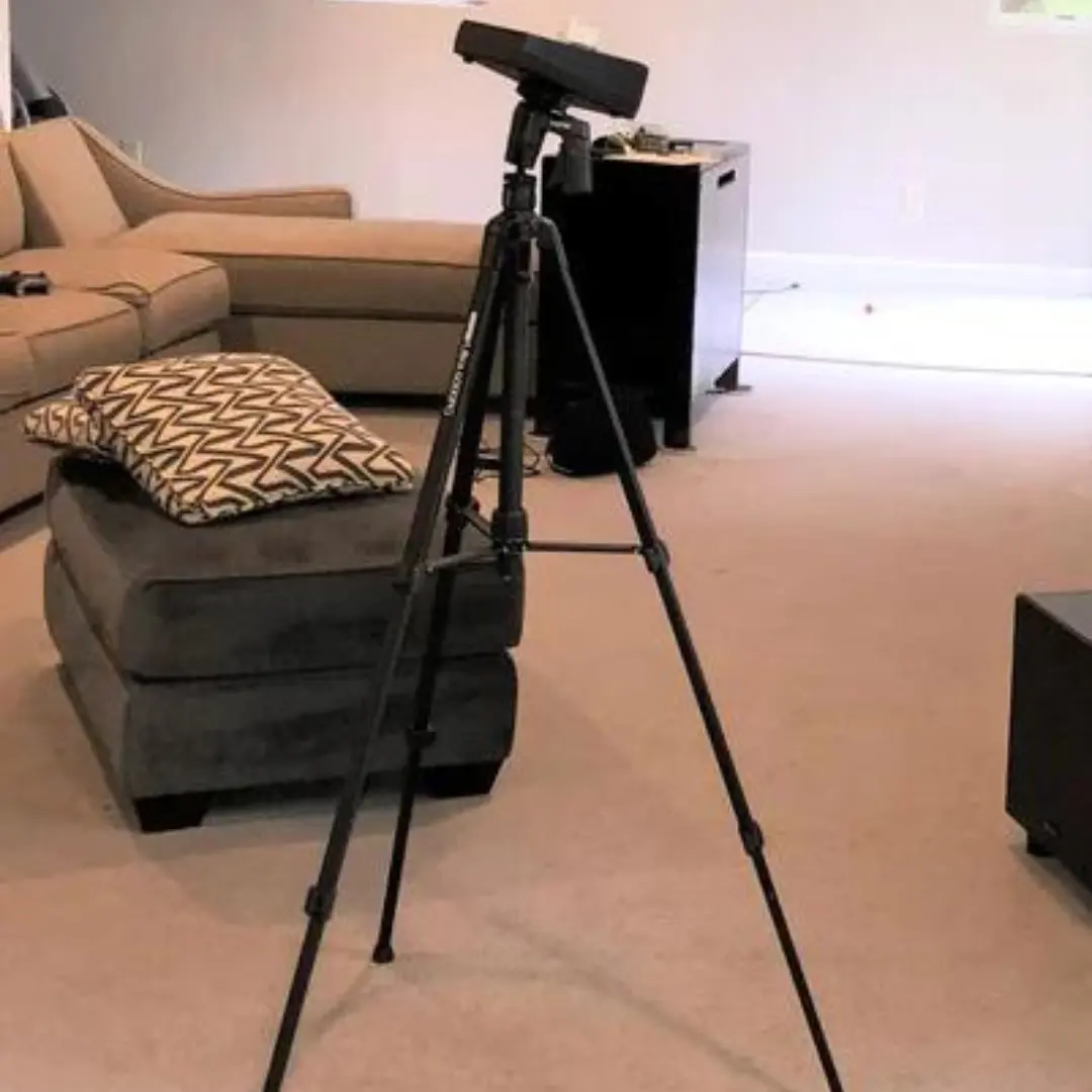 Indoor air quality testing in a Toronto home